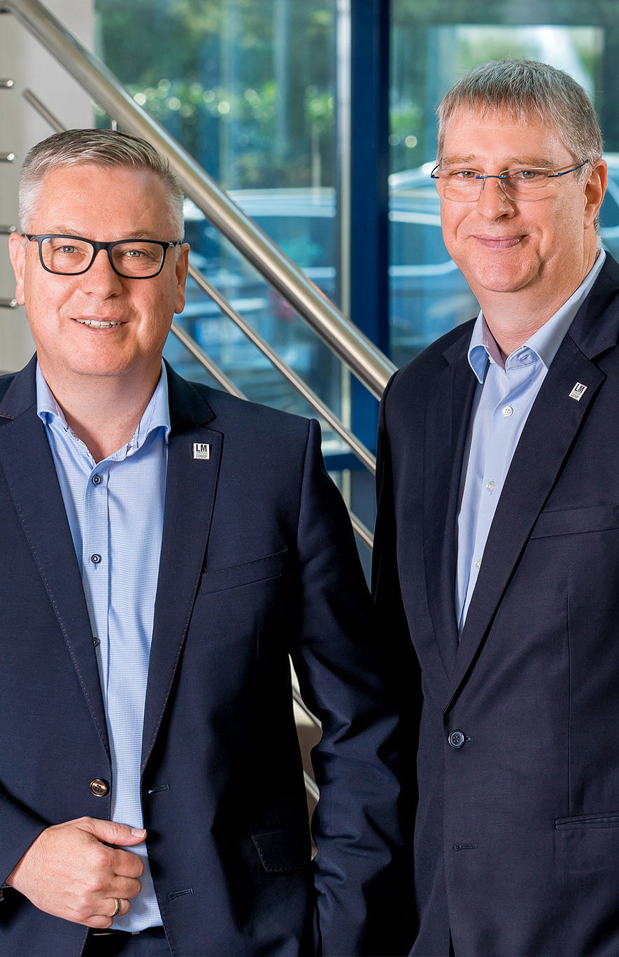 Directeur, gediplomeerd handelaar Werner Pöttker en beherend vennoot, gediplomeerd chemicus Michael Ludden